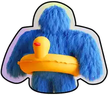 yeti swimming